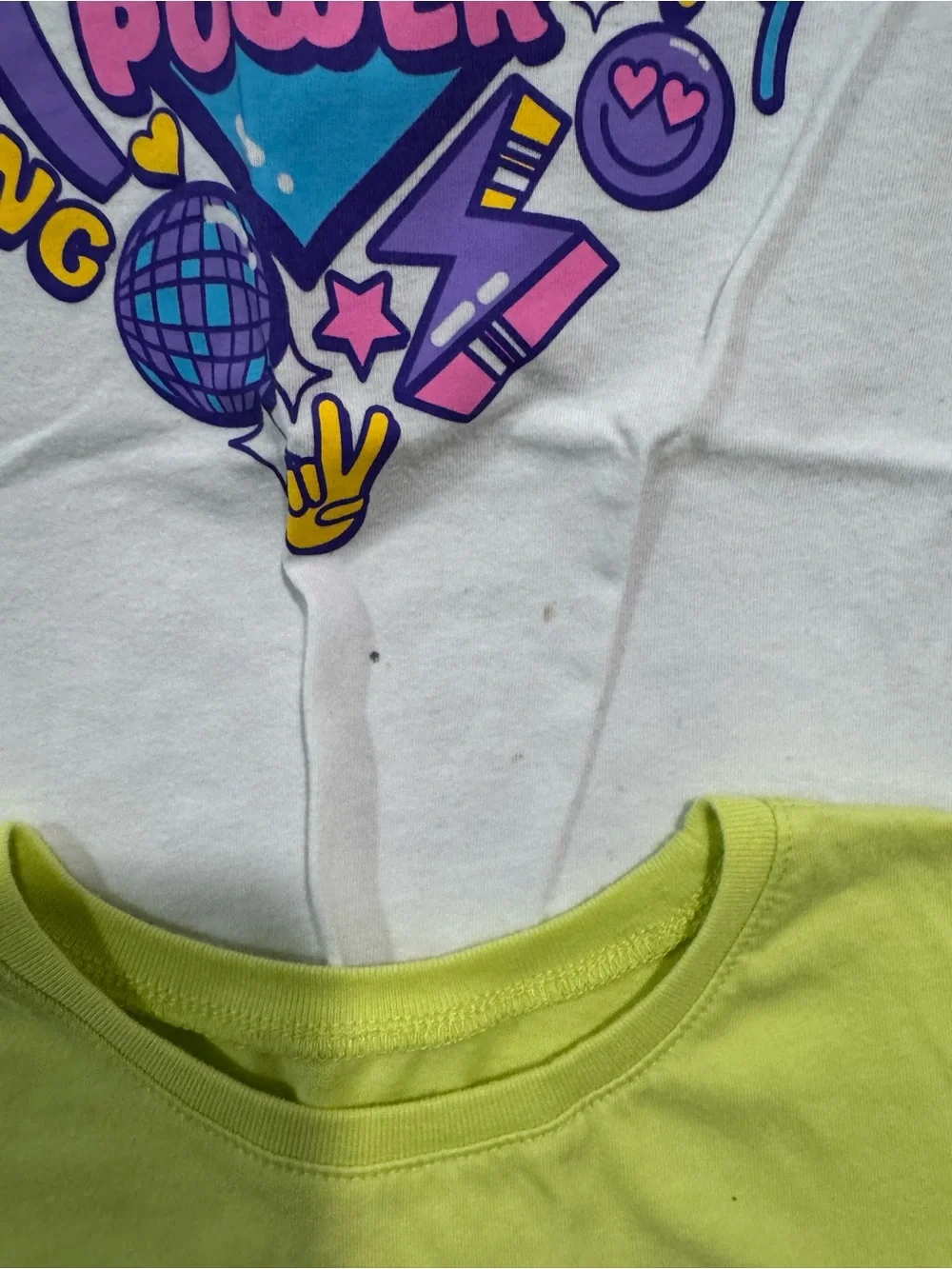 The Children's Place Girls Short-Sleeve Tees - Pink, White, Blue, Lime